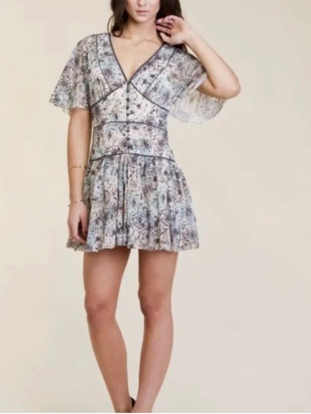 FREE PEOPLE PERFECT DREAM FLORAL DRES. Size 4